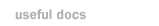useful docs